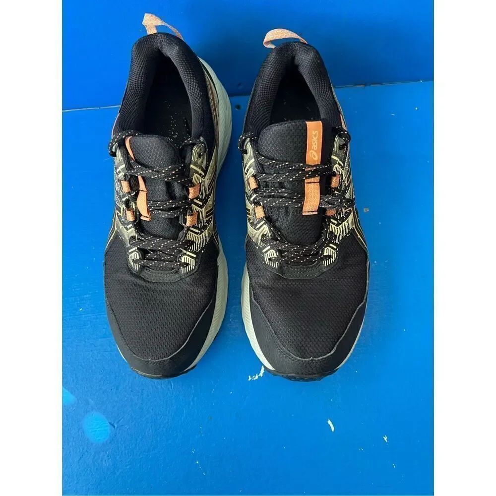 Asics Womens Gel Venture 9 1012B313 Black Running Shoes Sneakers Size 11